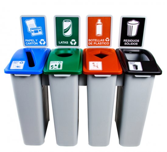 Contenedores de reciclaje apilables – Creatividad Positiva