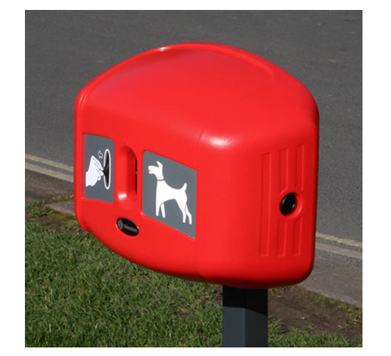 Dispensador de bolsas para perros Retriever con poste