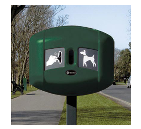 Dispensador de bolsas para perros Retriever con poste