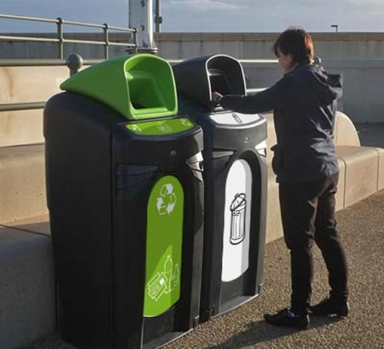 Contenedor de reciclaje Nexus City 140 L