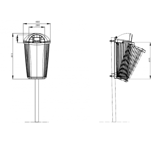 Contenedor exterior 50 L