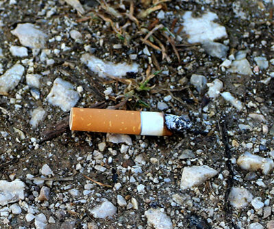 Avanza proyecto para frenar la contaminación de las colillas de cigarrillos