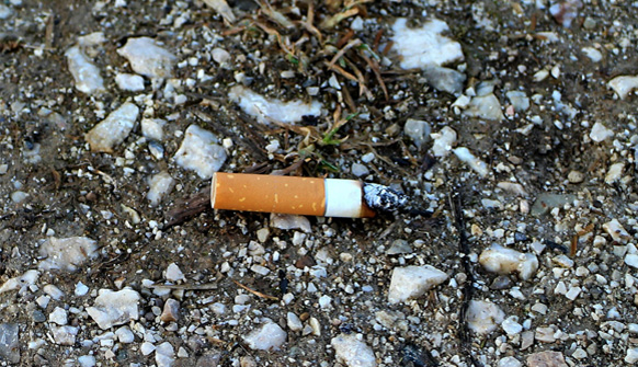 Avanza proyecto para frenar la contaminación de las colillas de cigarrillos