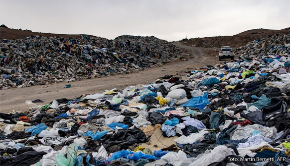 El desierto de Atacama un vertedero de ropa