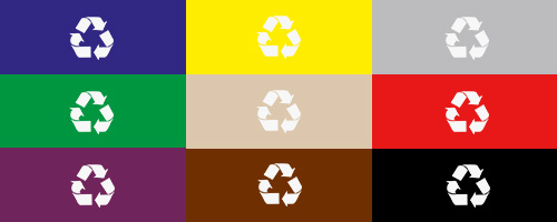 Colores del reciclaje