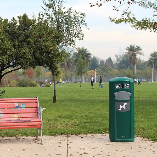 Contenedor y dispensador Retriever verde