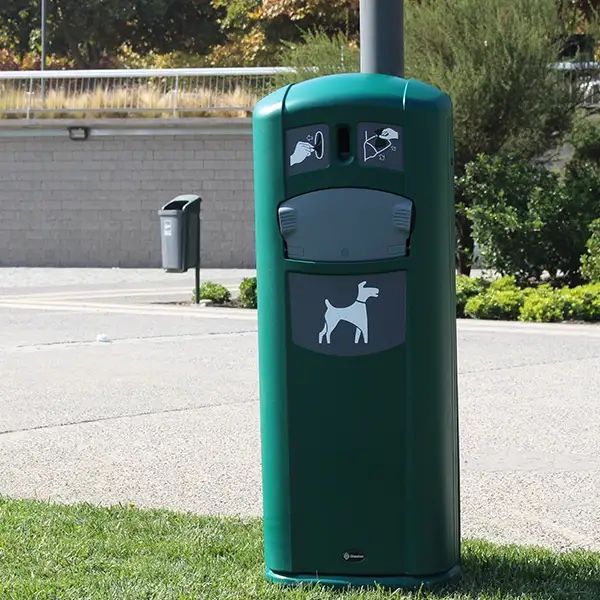 Contenedor y dispensador Retriever verde
