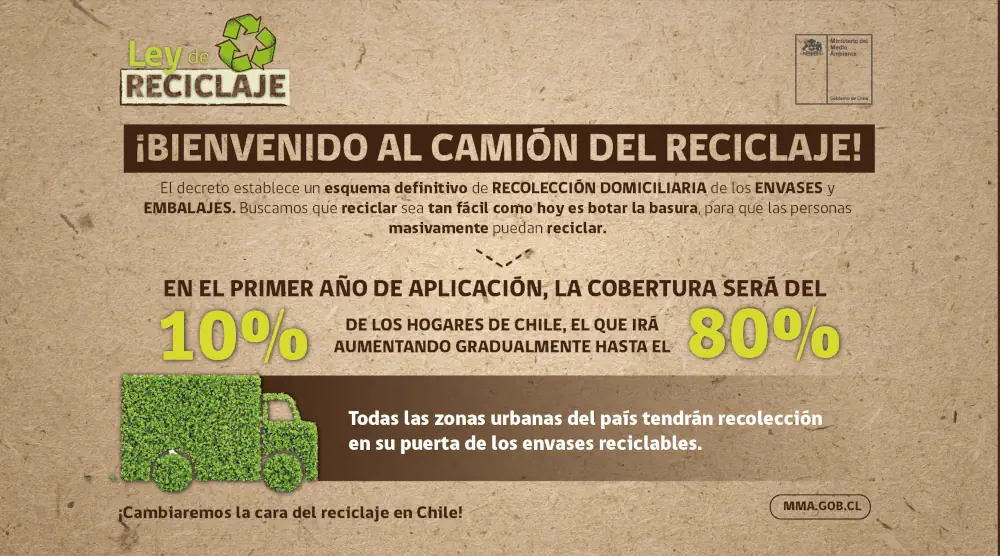 Publicación oficial de metas de reciclaje