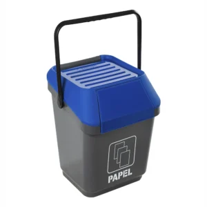Contenedor de 45 litros para reciclaje Easymax, color azul