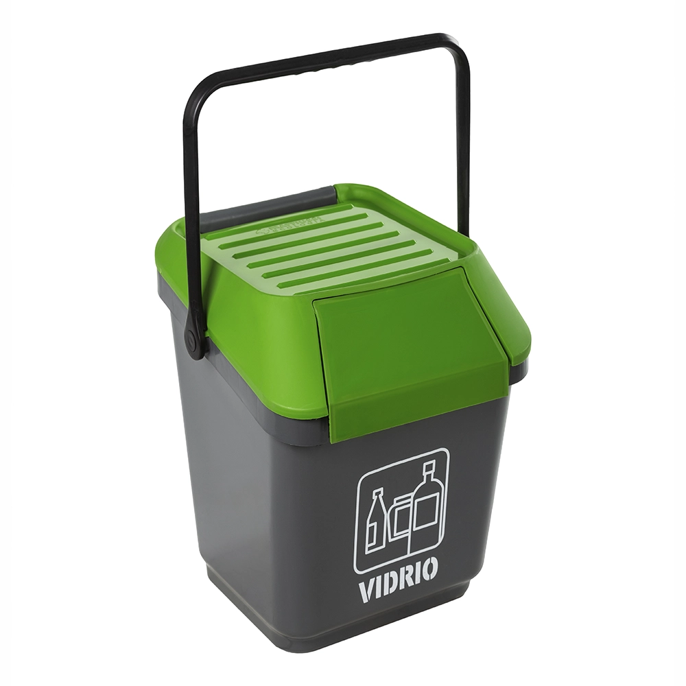 Contenedor de 45 litros para reciclaje Easymax, color verde