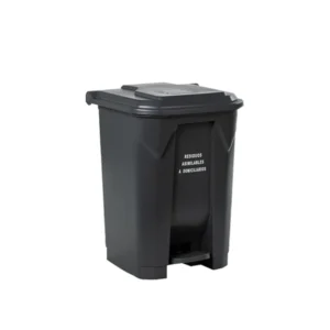 contenedor con pedal 25 litros gris