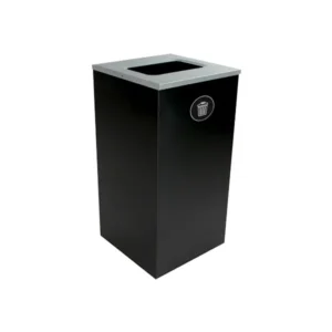 Contenedor cubo para reciclaje negro Spectrum