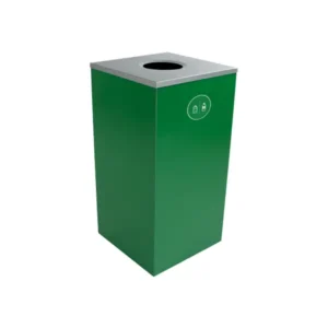 Contenedor cubo para reciclaje verde Spectrum