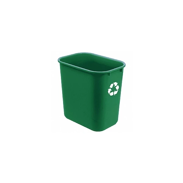 contenedor de 12 litros para reciclaje verde