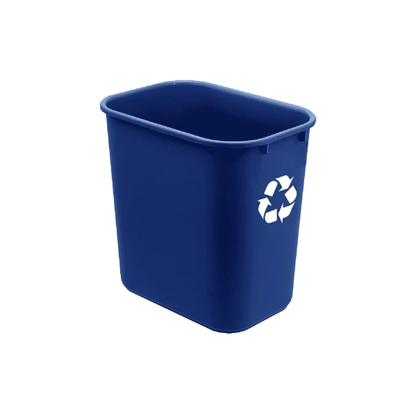 contenedor de 24 litros para reciclaje azul