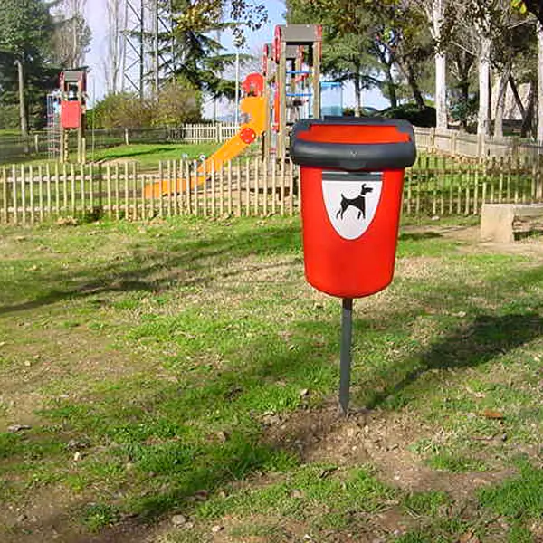 Contenedor de 35 litros para excrementos de perro