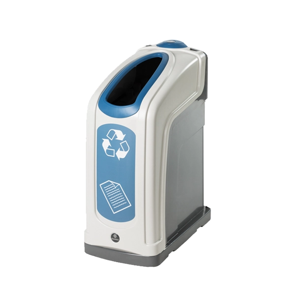 contenedor de 50 litros para reciclaje azul