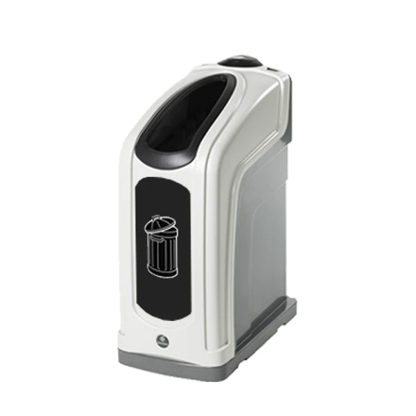 contenedor de 50 litros para reciclaje negro