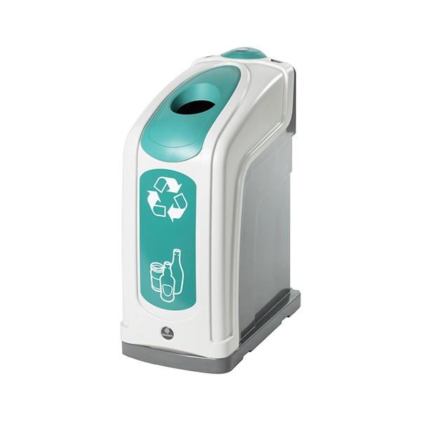 contenedor de 50 litros para reciclaje verde