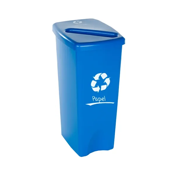 contenedor de 53 litros tapa especial para reciclaje