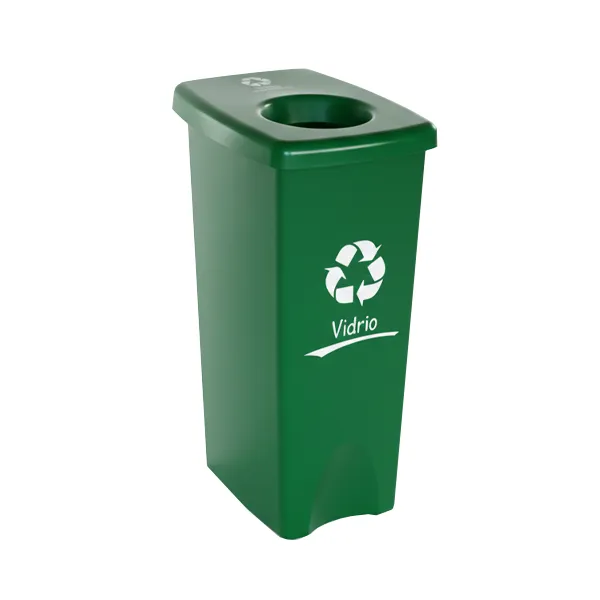 contenedor de 53 litros tapa especial para reciclaje
