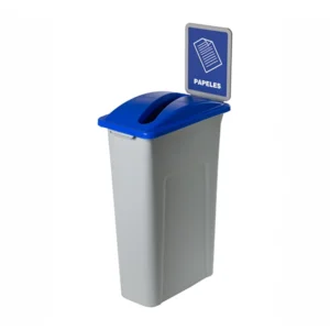 Contenedor de 87 litros para reciclaje Waste Watcher azul