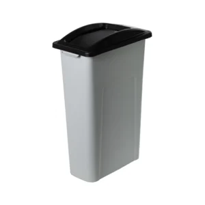 Contenedor de 87 litros para reciclaje Waste Watcher negro