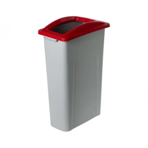 Contenedor de 87 litros para reciclaje Waste Watcher rojo