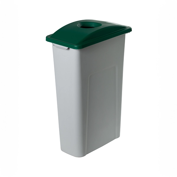 Contenedor de 87 litros para reciclaje Waste Watcher verde