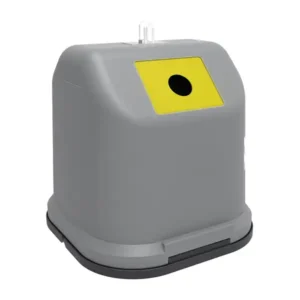 contenedor de reciclaje 3000 litros municipal amarillo