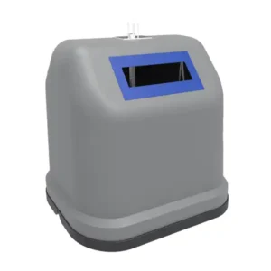 contenedor de reciclaje 3000 litros municipal azul