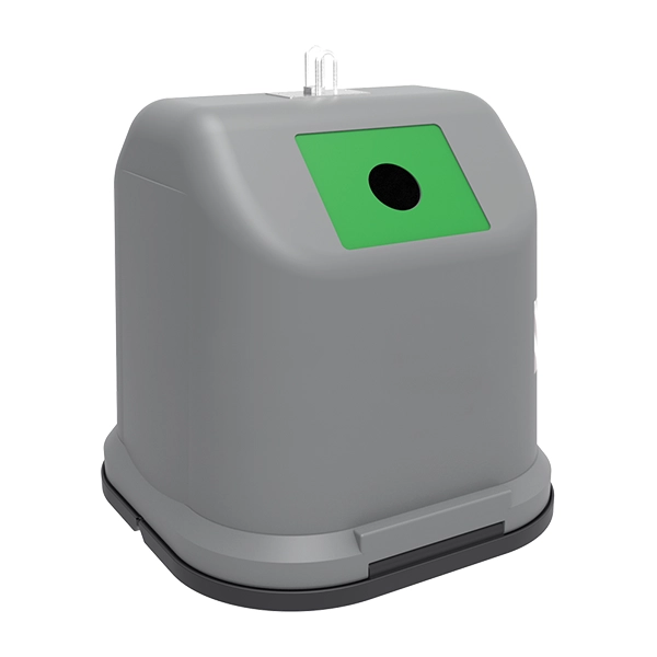 contenedor de reciclaje 3000 litros municipal verde