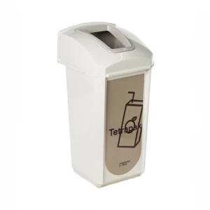 Contenedor de reciclaje 60 litros Trash beige