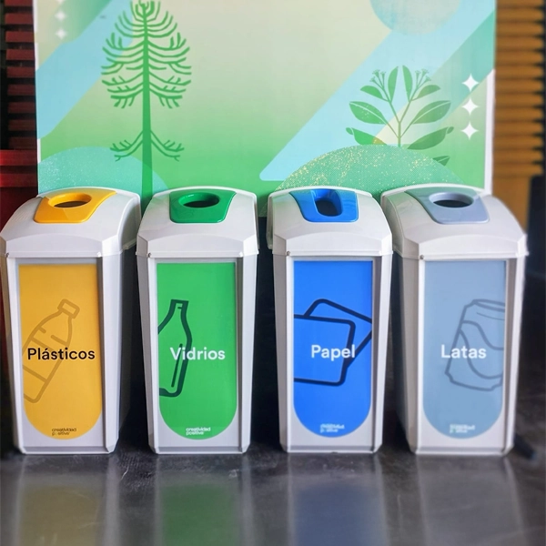 Contenedor de reciclaje 60 litros