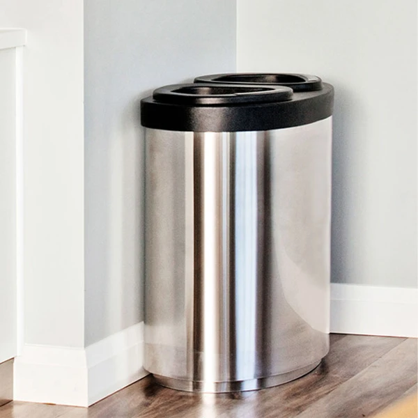 Contenedor de residuos de acero