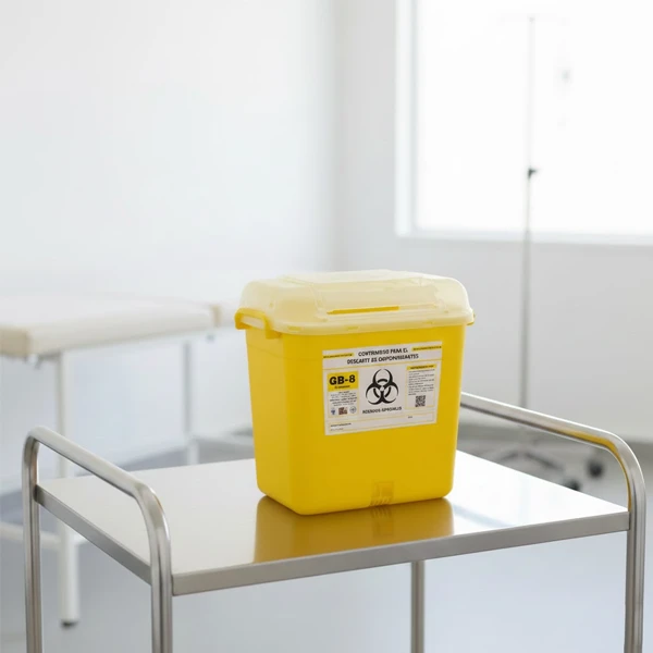 Contenedor para cortopunzantes 8 litros GB-8