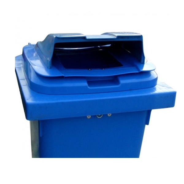 contenedor para reciclaje con tapa buzon