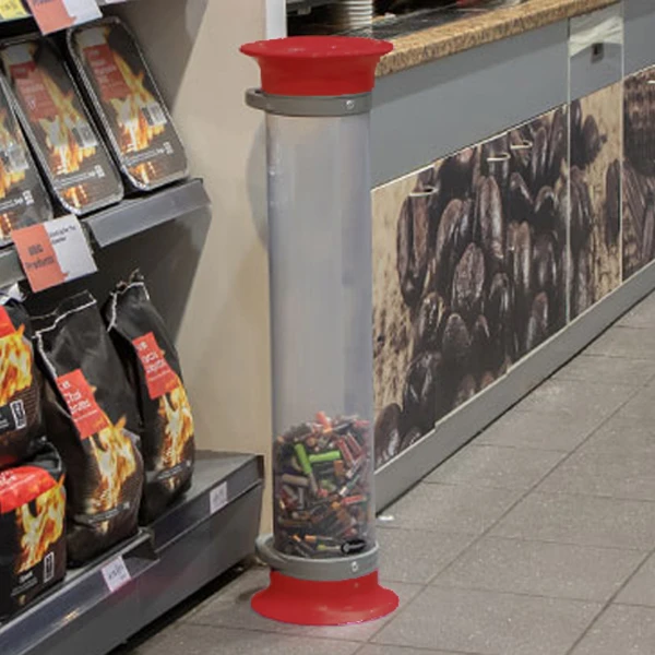 Contenedor para reciclaje de pilas 15 litros