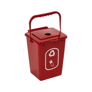 contenedor para reciclaje de pilas 8 litros