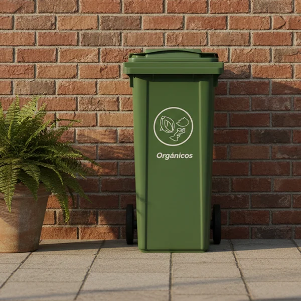 Contenedor para residuos orgánicos 120 litros