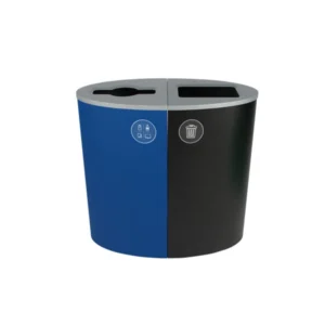 estación de reciclaje doble