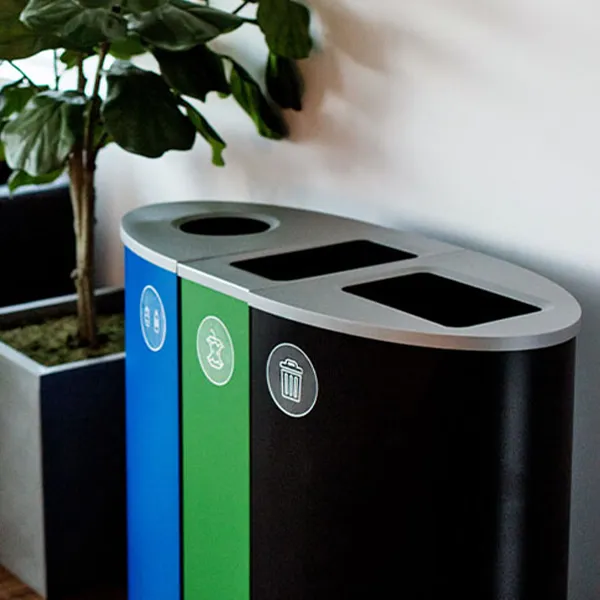 Estación de reciclaje triple Spectrum