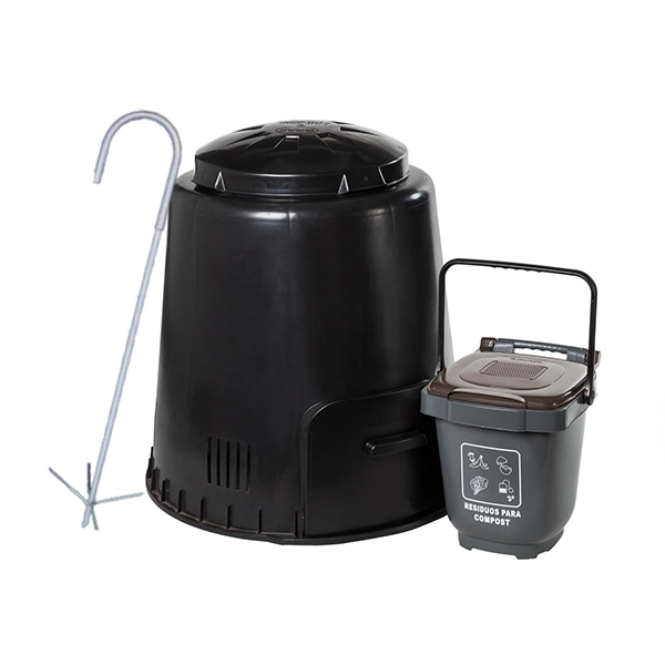 Kit de compostaje con contenedor 25 litros