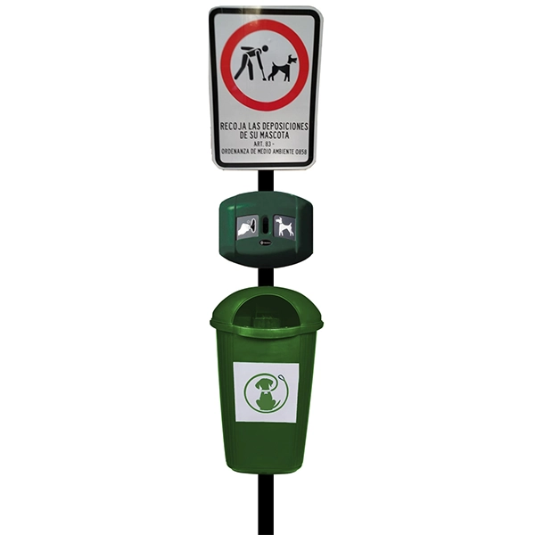 punto limpio para excrementos de perro