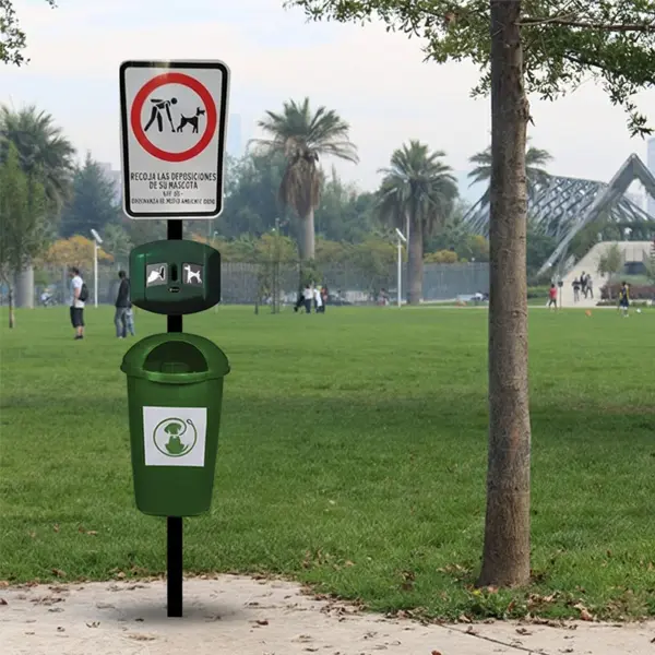 Punto limpio para excrementos de perro