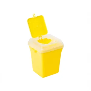 Recipiente para cortopunzantes 1 litro amarillo E-1