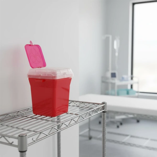 Recipiente para cortopunzantes 1 litro E-1