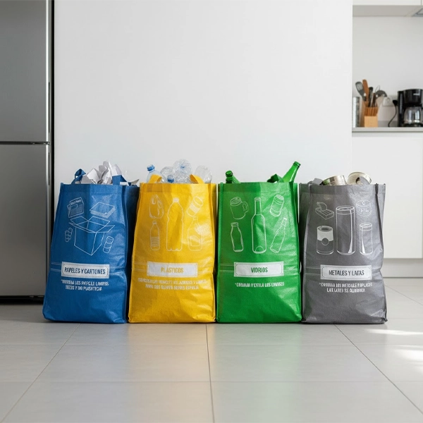 Set de bolsas de reciclaje