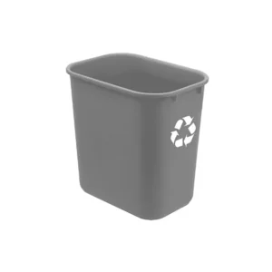 Contenedor de 24 litros para reciclaje gris claro