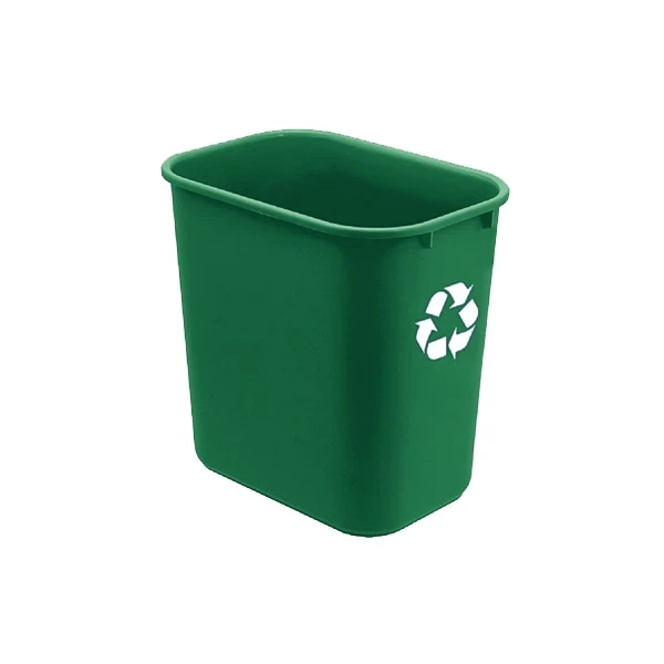 Contenedor de 24 litros para reciclaje verde